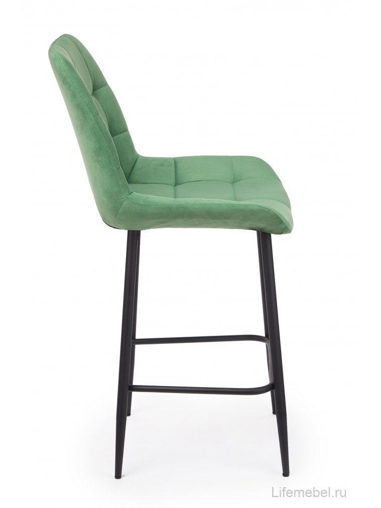 Полубарный стул Челси фисташковый (zd 651) / черный