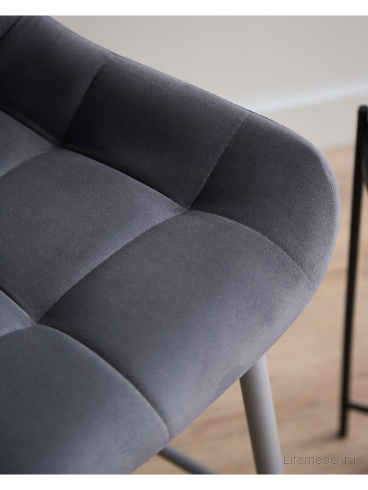 Полубарный стул Челси темно-серый (zd 995) / серый