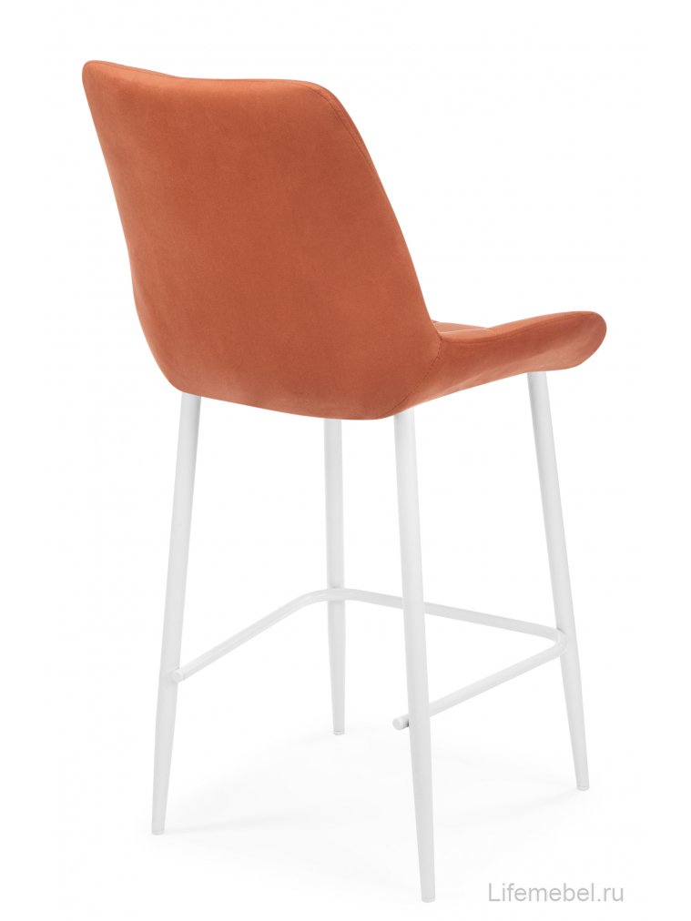 Полубарный стул Челси терракотовый (zd 432) / белый