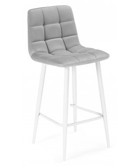 Стул барный Чилли Мини светло-серый (zd 960) / белый np