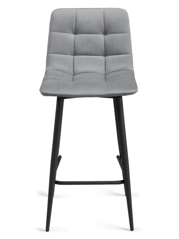 Полубарный стул Чилли Мини темно-серый (zd 995) / черный
