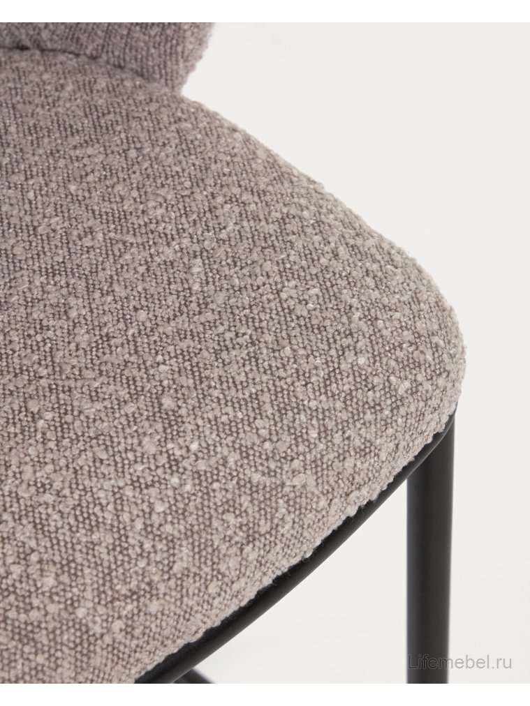 Полубарный стул Ciselia серый