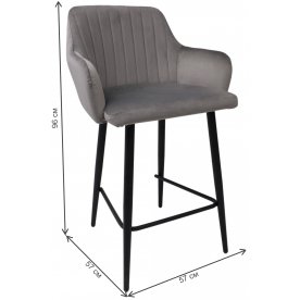 Полубарный стул Commander 1