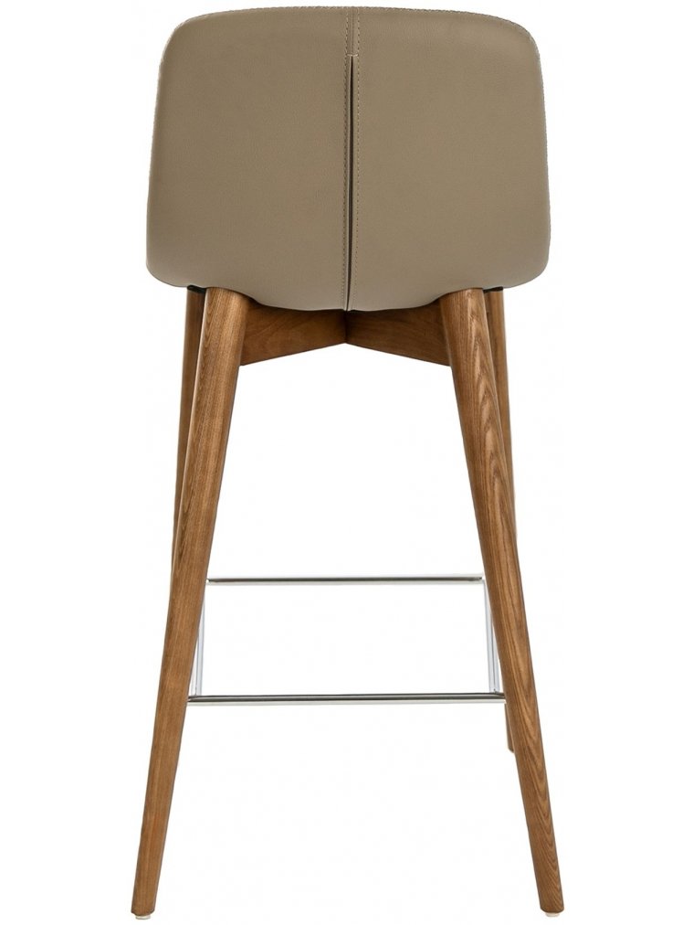 Полубарный стул CS788-TAB/4044 бежевый / орех