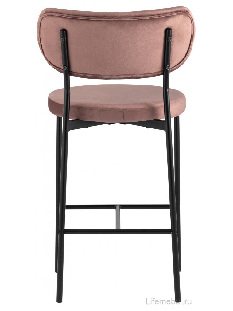 Полубарный стул Тунор пыльно-розовый