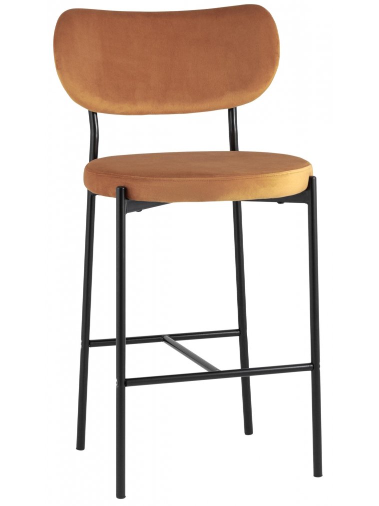 Полубарный стул Тунор терракотовый