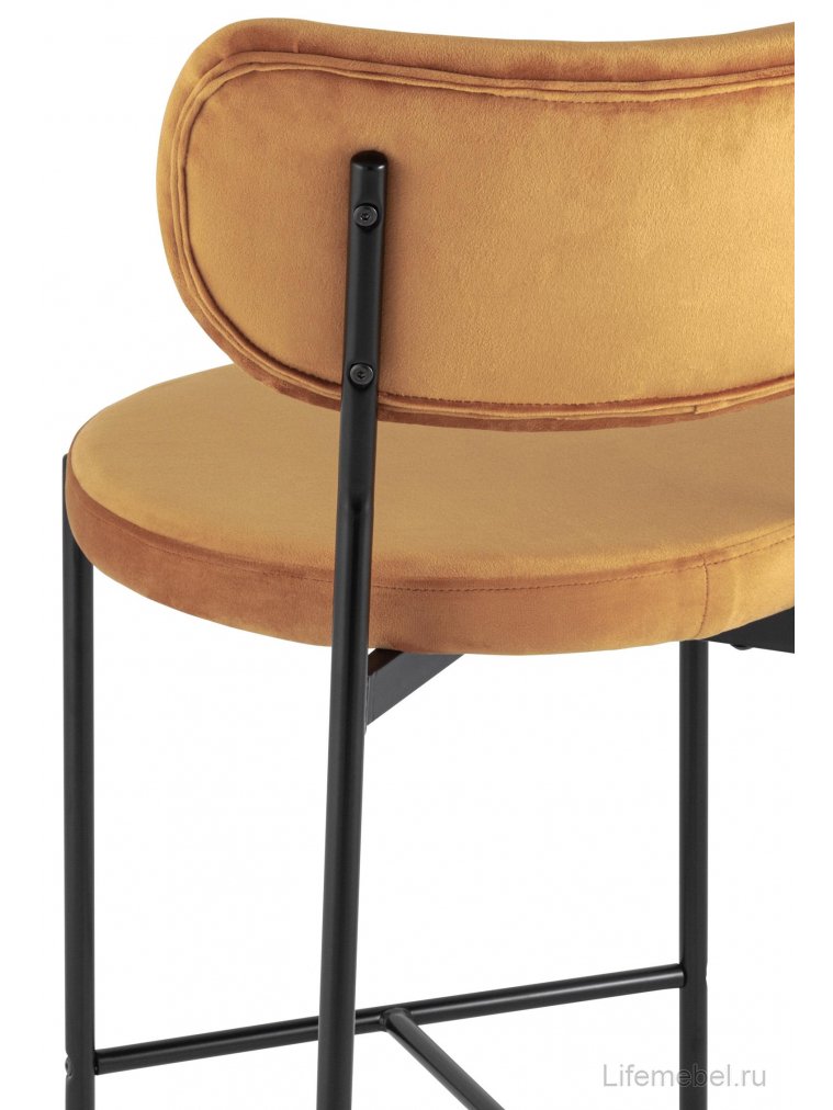 Полубарный стул Тунор терракотовый