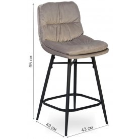 Полубарный стул D20