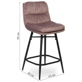 Полубарный стул D20