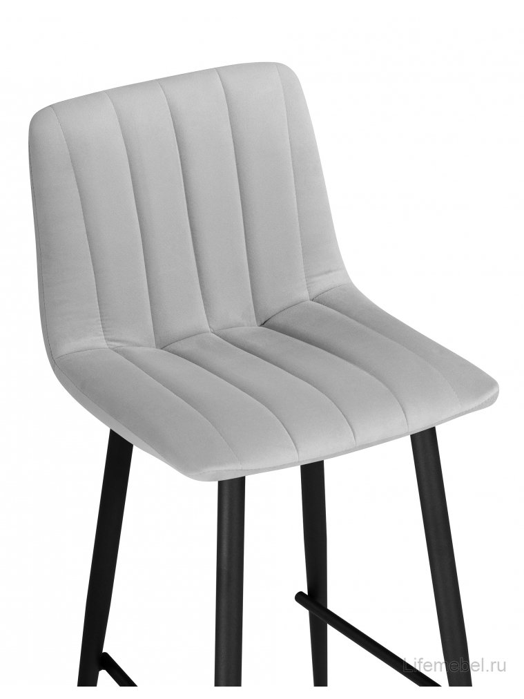 Полубарный стул Дани Мини светло-серый (zd 960) / черный