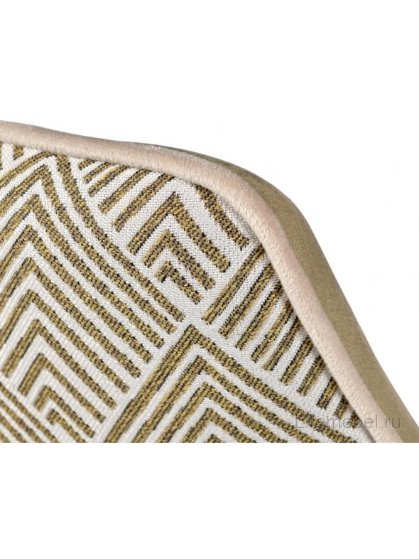 Полубарный стул Dave оливковый с жаккардом