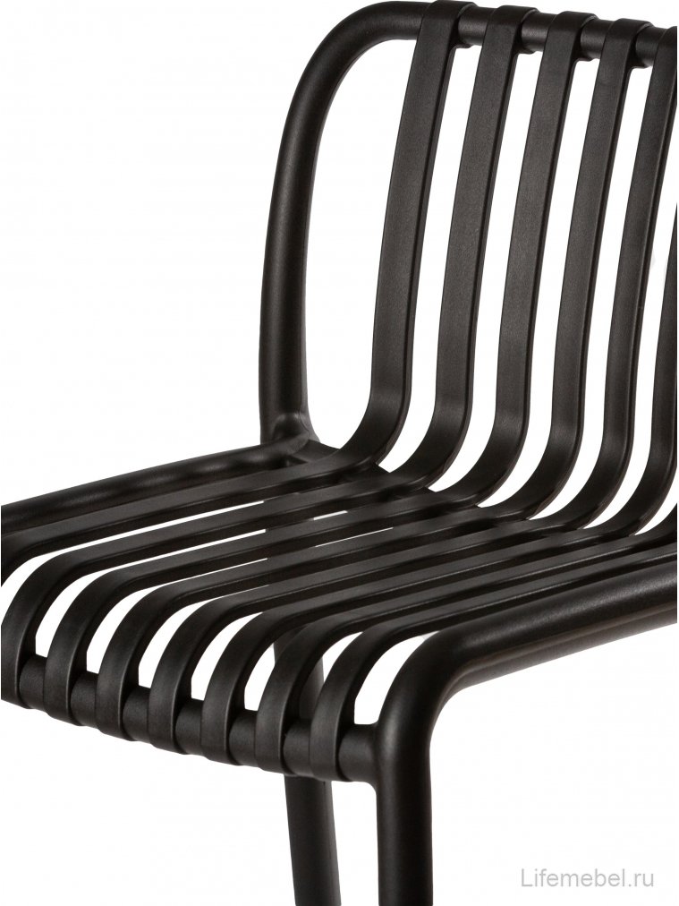 Полубарный стул Chloe черный