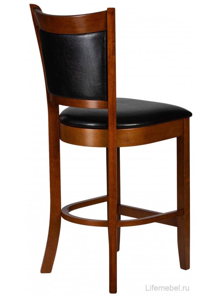 Полубарный стул Garry Counter шоколад черный