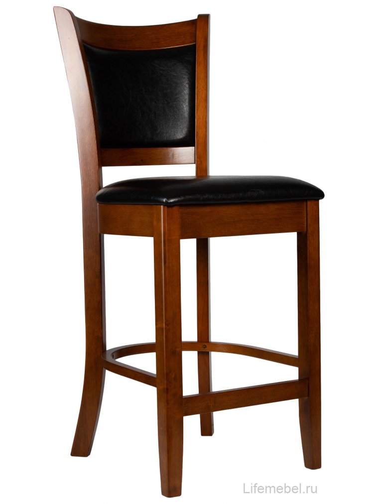 Полубарный стул Garry Counter шоколад черный