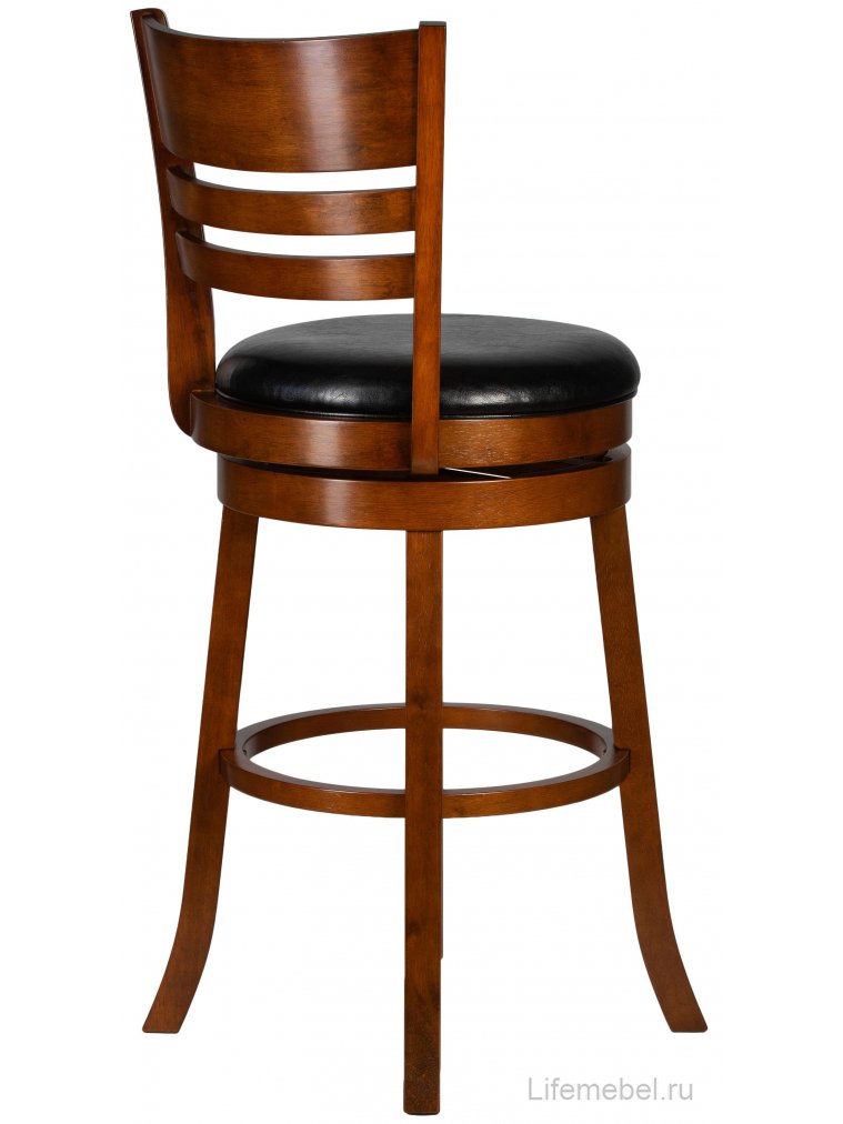 Полубарный стул William Counter шоколад черный