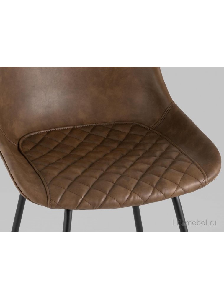 Полубарный стул Эльтон коричневый