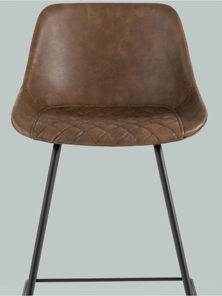Полубарный стул Эльтон коричневый