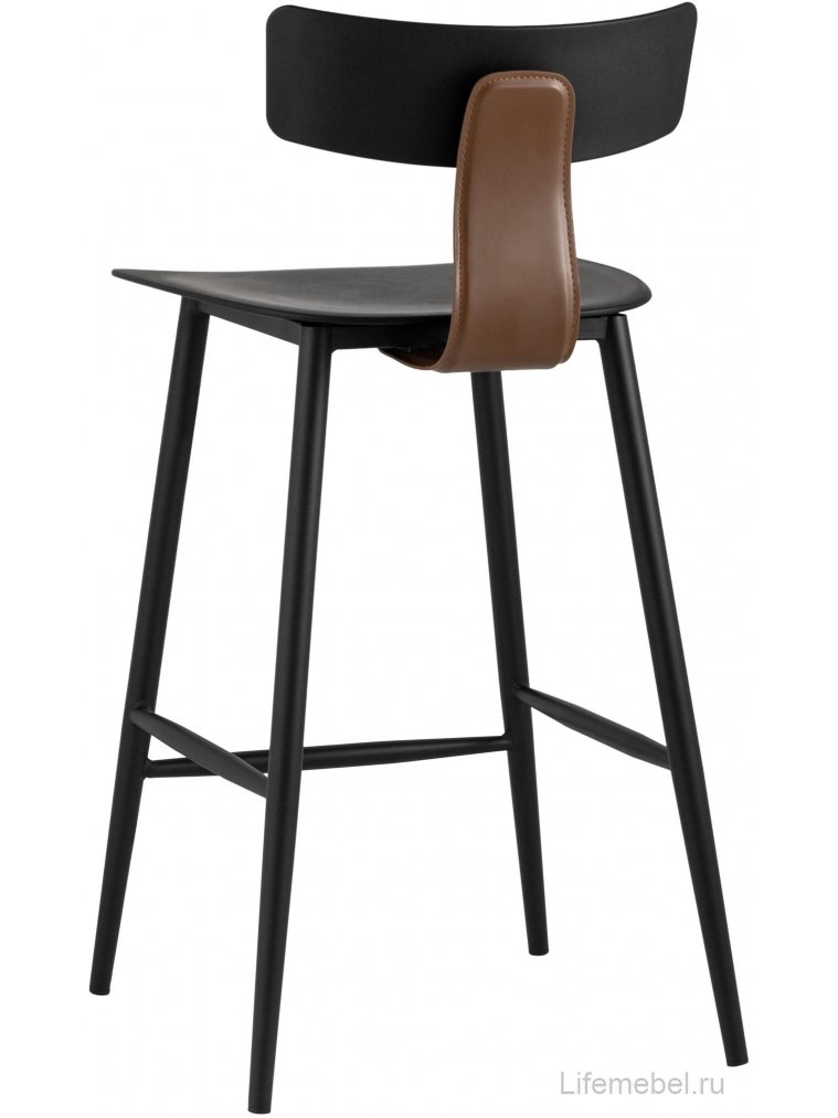 Полубарный стул Эмэри черный