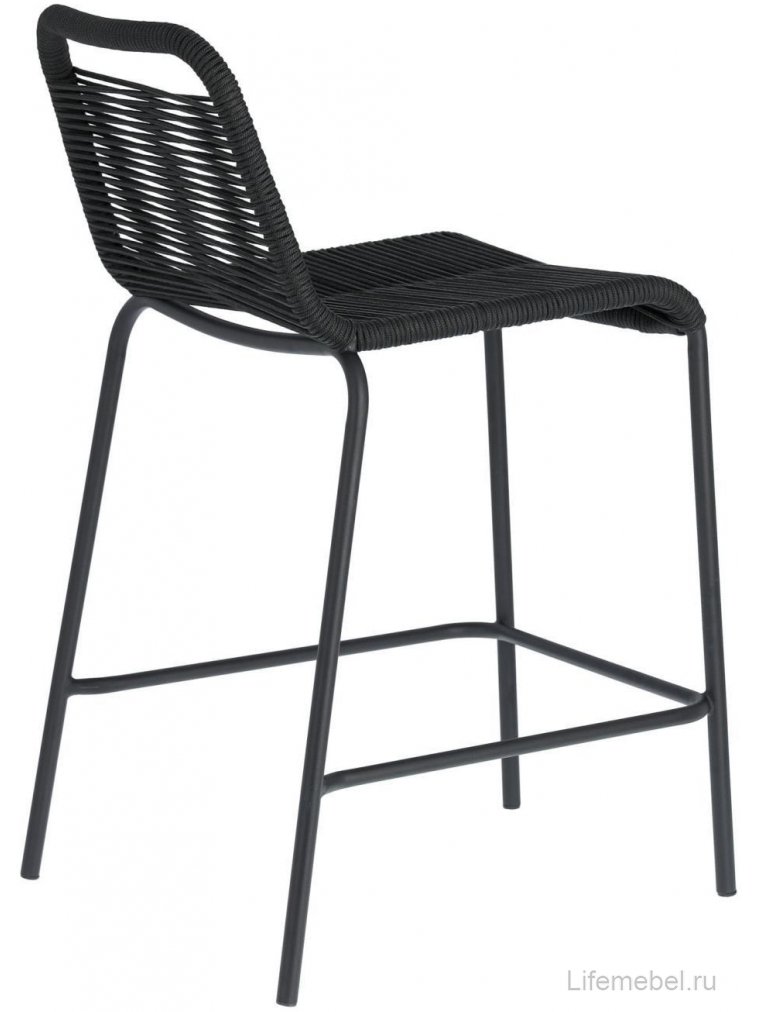 Полубарный стул Glenville черный