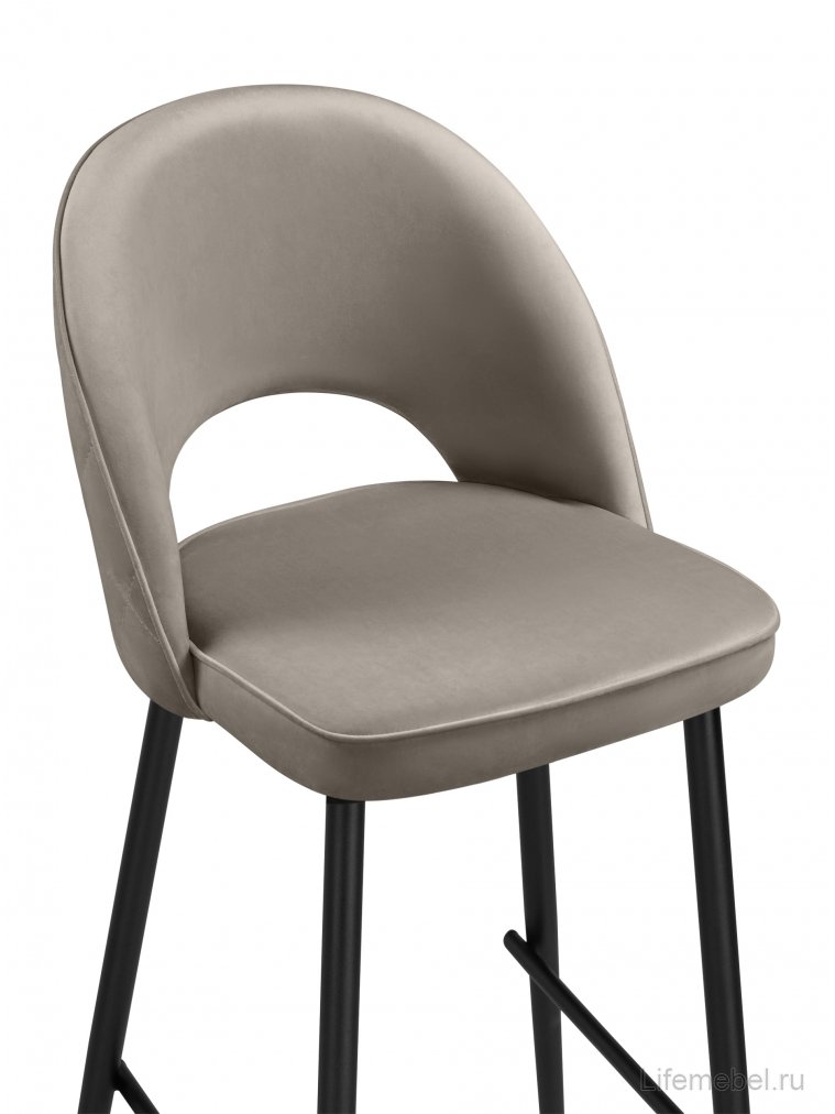 Полубарный стул Клэйн светло-коричневый (mr-30) / черный