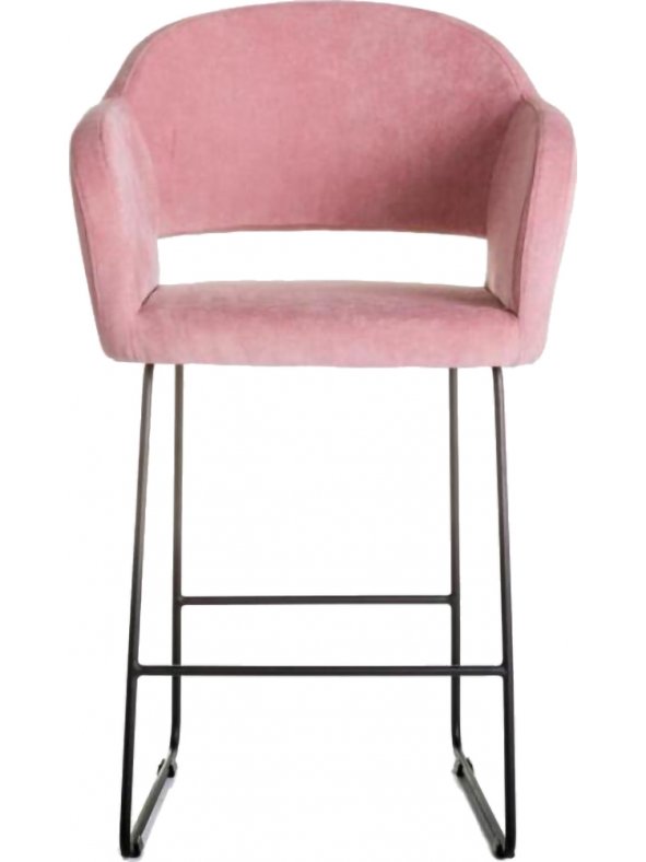 Полубарный стул Oscar Линк розовый