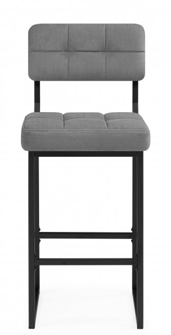Полубарный стул Ларс selfie grey / черный