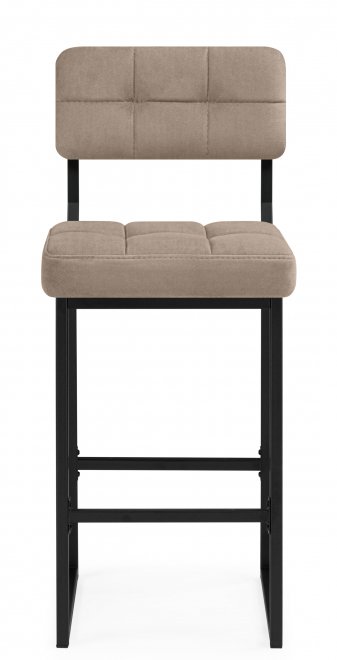 Полубарный стул Ларс selfie mocco / черный