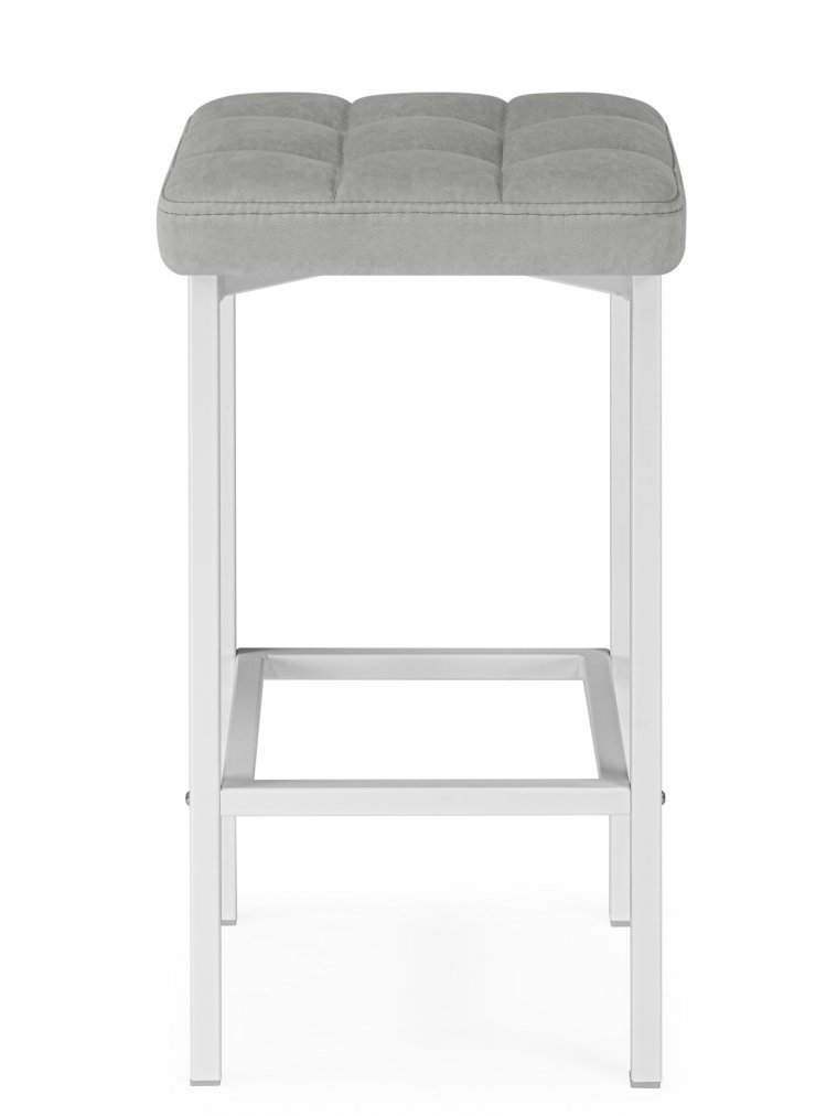 Полубарный стул Лофт мадера 20 / белый матовый