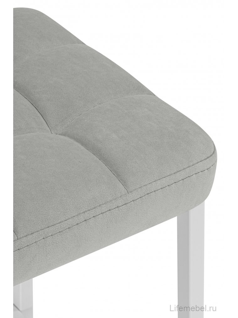 Полубарный стул Лофт мадера 20 / белый матовый