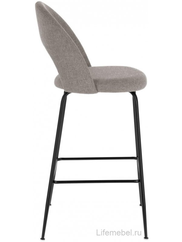 Полубарный стул Mahalia светло-серый