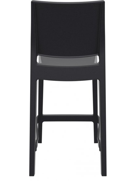 Полубарный стул Maya черный