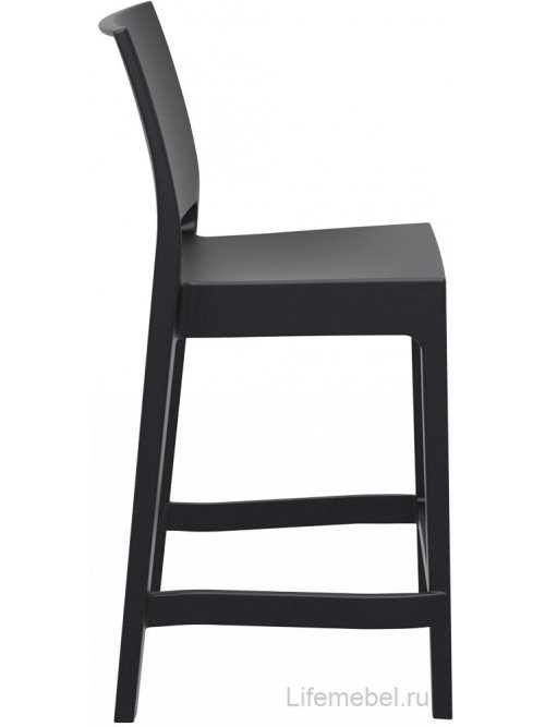 Полубарный стул Maya черный