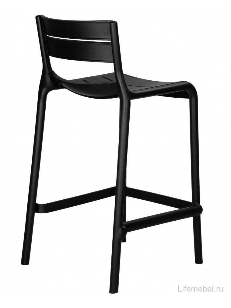Полубарный стул Nessa черный