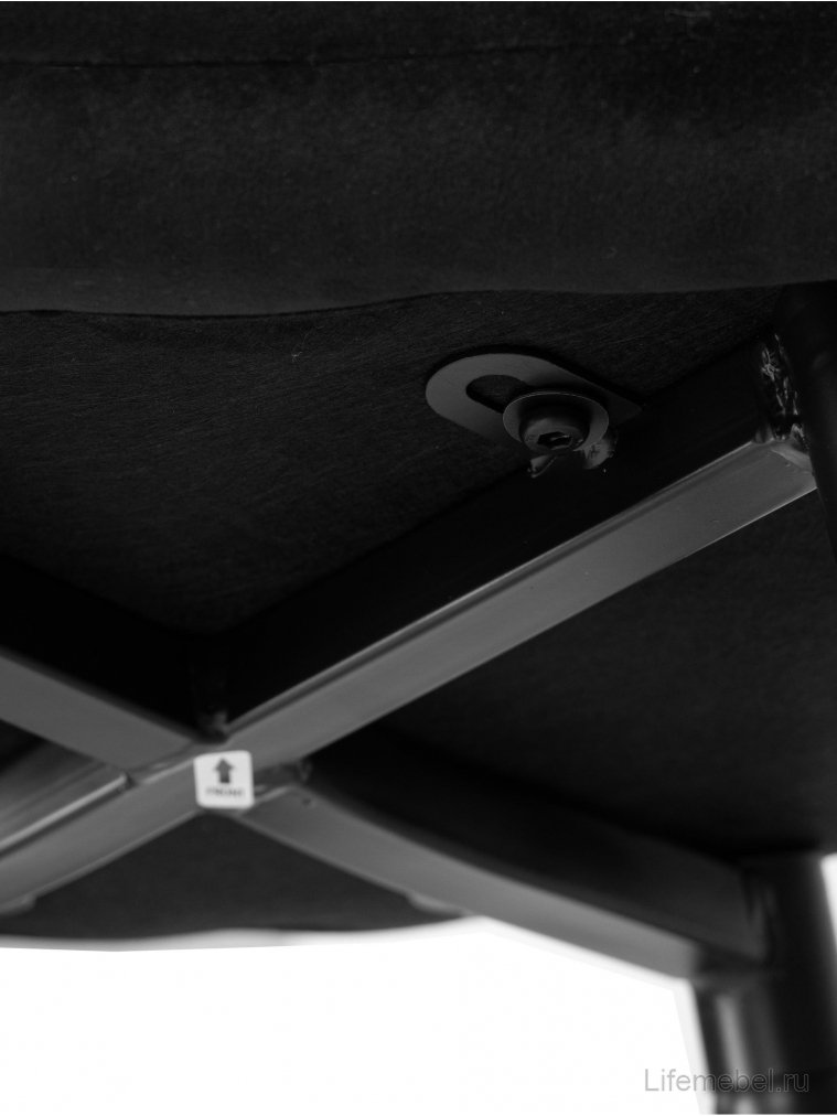 Полубарный стул Olivia черный велюр / черный матовый