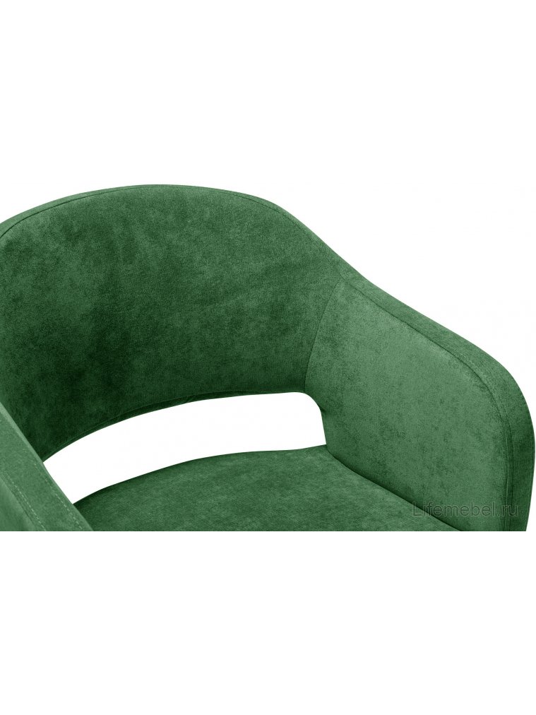 Полубарный стул Oscar зеленый / золото