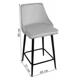 Полубарный стул Паркер