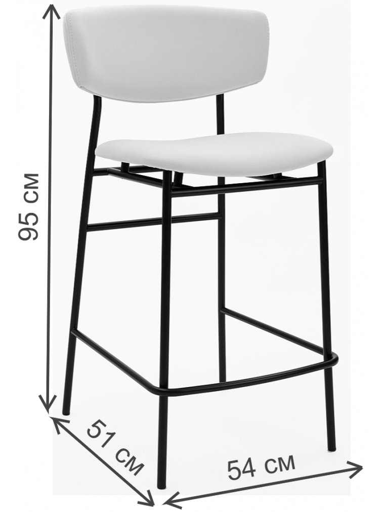 Полубарный стул Поло серый / золото