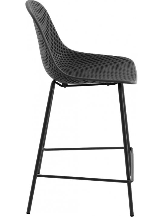 Полубарный стул Quinby серый