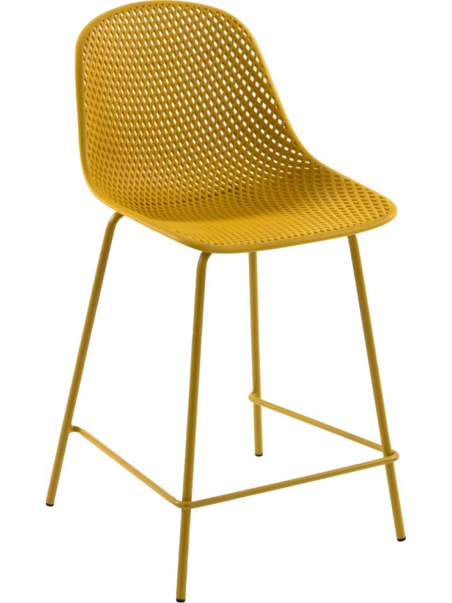 Полубарный стул Quinby желтый