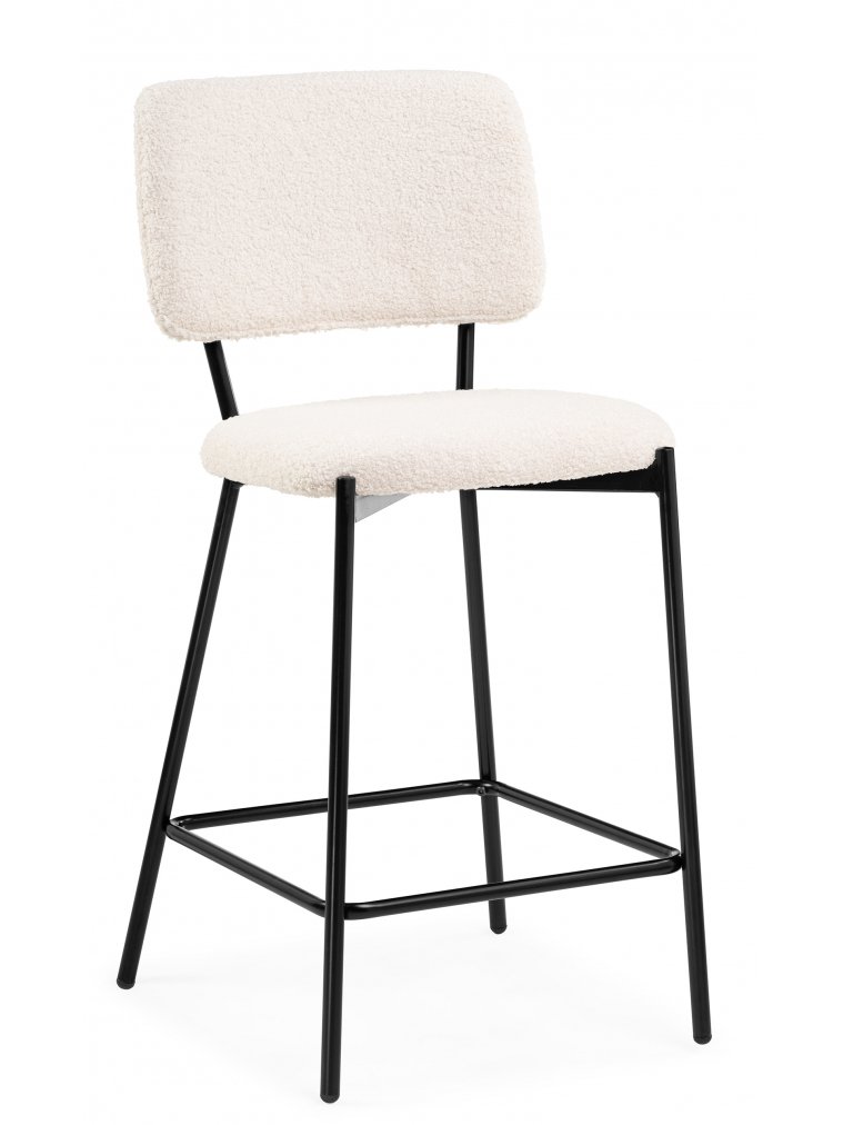 Полубарный стул Reparo bar 01 собранный beige / black