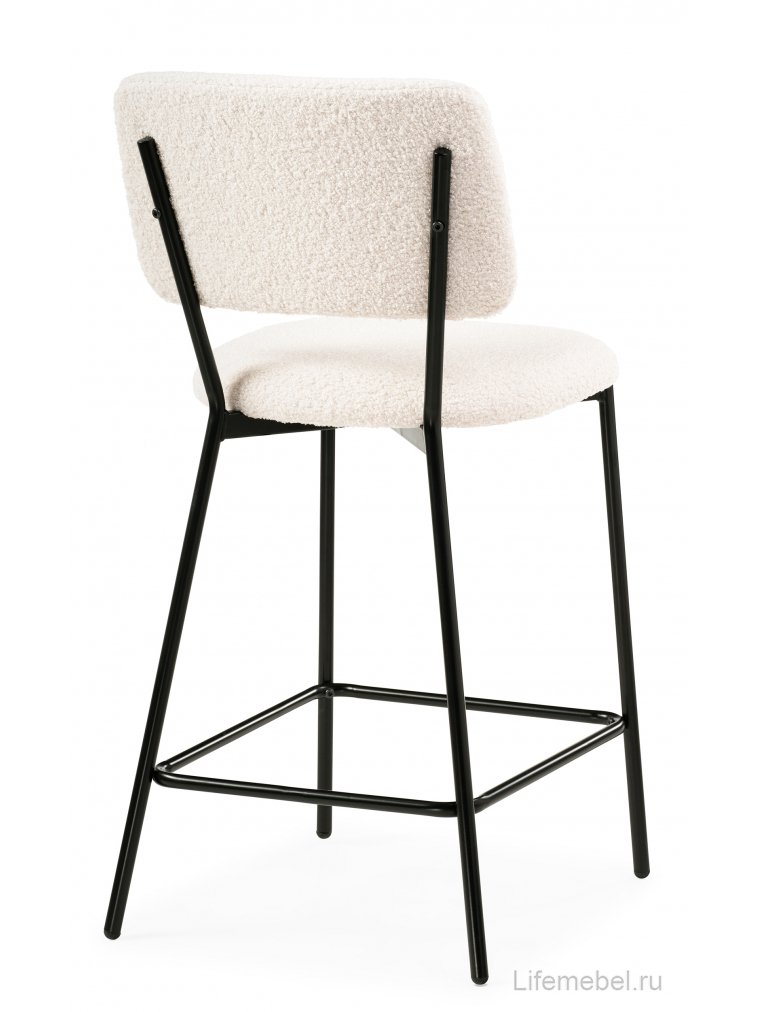 Полубарный стул Reparo bar 01 собранный beige / black