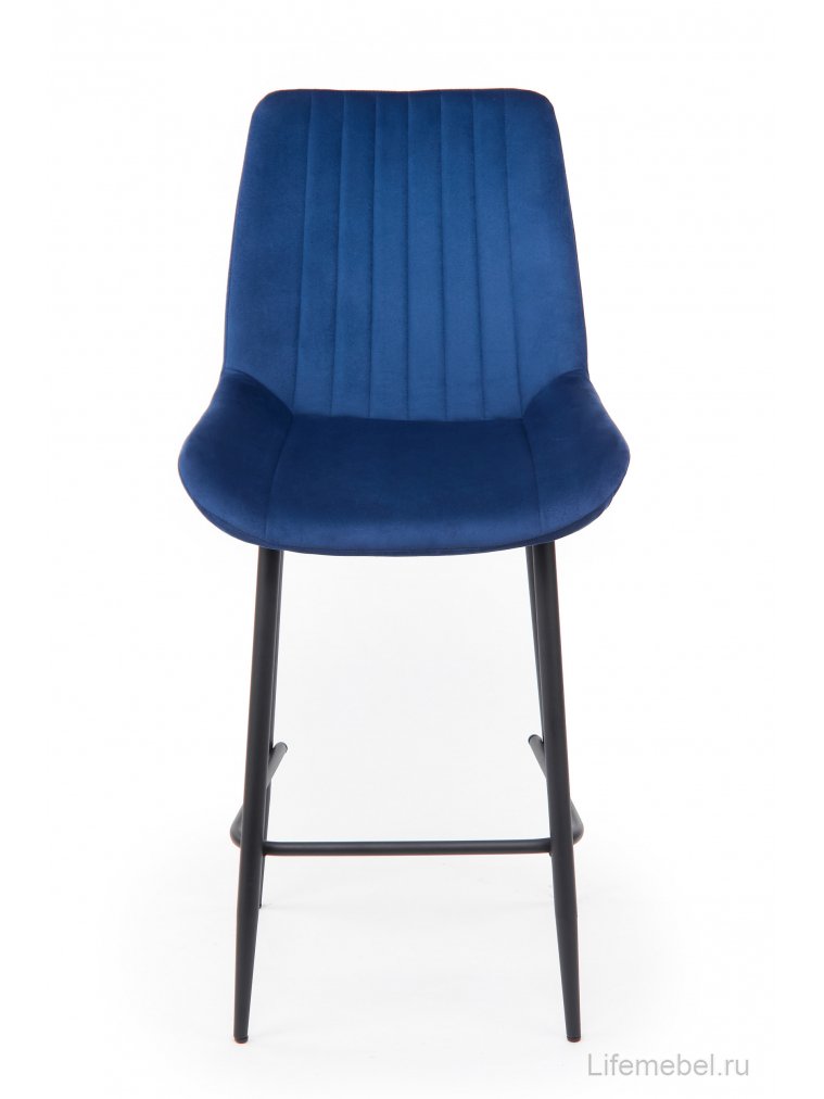 Полубарный стул Седа 360 синий (zd 798) / черный