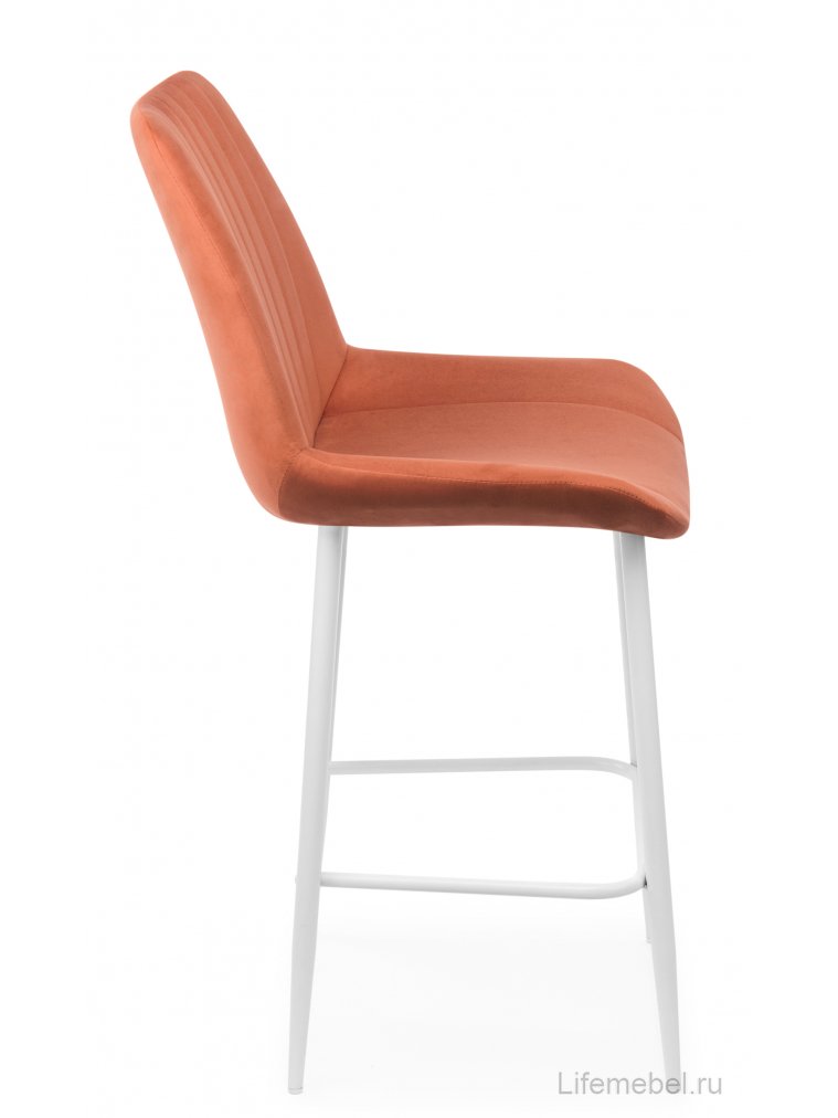 Полубарный стул Седа 360 терракотовый (zd 432) / белый