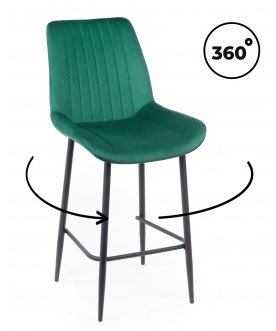 Барный стул Седа латте (zd 290) / черный