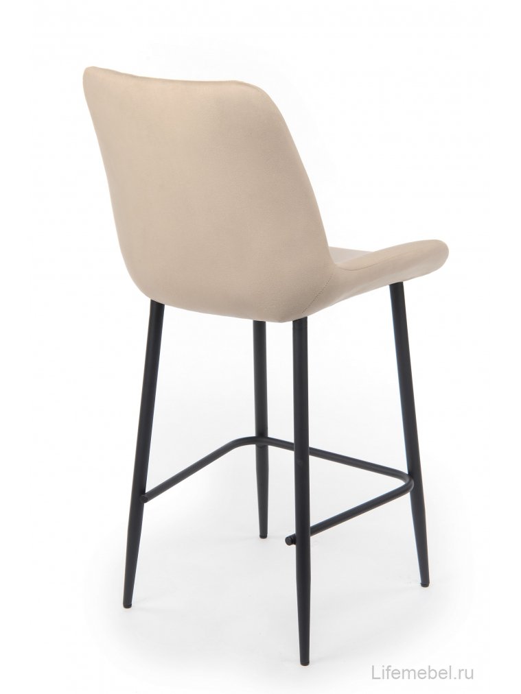 Полубарный стул Седа бежевый (zd 210) / черный