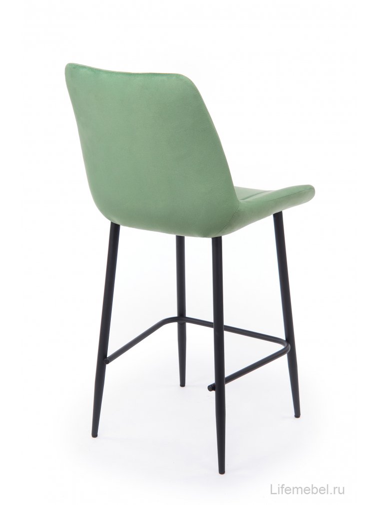 Полубарный стул Седа фисташковый (zd 651) / черный