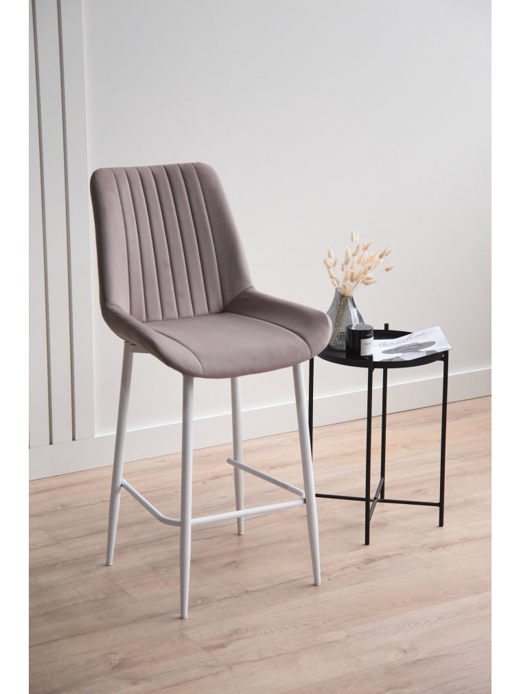 Полубарный стул Седа латте (zd 290) / белый