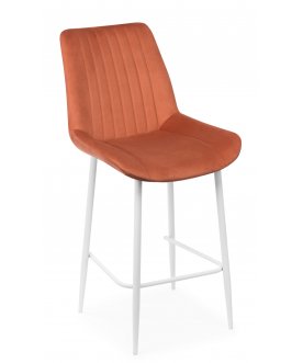Полубарный стул Седа 360 терракотовый (zd 432) / белый