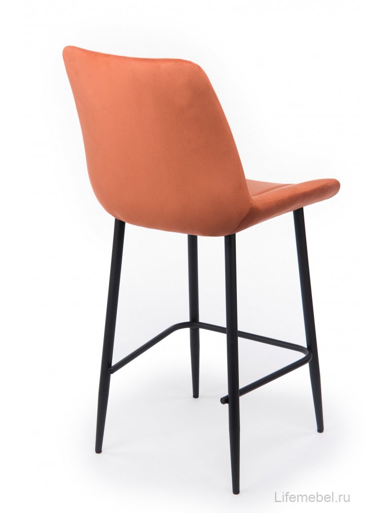 Полубарный стул Седа терракотовый (zd 432) / черный