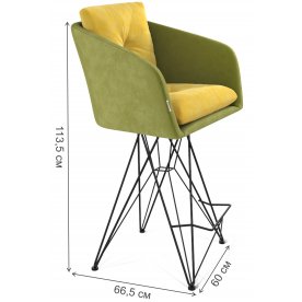 Полубарный стул SHT-ST43-2/S66-1